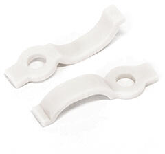 Anro LED LED szalag rögzítő klip, 10 mm széles, íves - kültéri LED szalag felszereléséhez (C10MMIP65 Mounting accessories 10mm IP65)