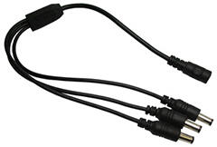 ANRO LED Adapter elosztó (hármas) 30 cm vezetékkel, DC csatlakozókkal (SFACDC1T3)