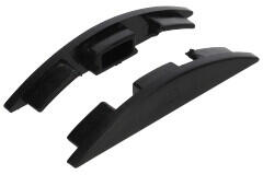 ANRO LED Profile ALP-021 Fekete - Végzáró elem alumínium burkolatváltó LED profilhoz, műanyag, fekete (LP104B-END)