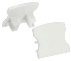 ANRO LED Profile ALP-003 Fehér - Végzáró elem alumínium U profilhoz, műanyag, fehér (LP102W-END)