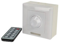 ANRO LED Fali LED szalag dimmer - potméter + távirányító (96W) (WD86IR Wall dimmer + IR remote (8A))