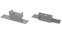 Lumines ZATI Ezüst - Végzáró elem alumínium gipszkartonba süllyeszthető profilhoz, műanyag, szürke (ZAS-LUM-ZATI-SZ (12-1074-00))