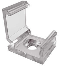 Lumines Type-C alumínium LED profilhoz, műanyag rögzítőelem, tartófül (UCH-LUM-C-TR (13-0043-00))