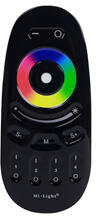 MiLight FUT096B Group Control csoport (4 zóna) RGB+W távirányító (RGB+W azaz RGB+fehér LED szalaghoz) - fekete (MiLight FUT096B RGB remote black)