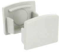 ANRO LED Profile ALP-024 Ezüst - Végzáró elem alumínium burkolatba süllyeszthető, oldalfali profilhoz, műanyag, szürke (LP312-END)