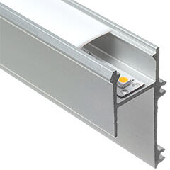 Lumines Gipszkarton élvilágító - APA12 - LED szalagos élvilágításhoz, oldalra világít (Opál búrával) (LUMINES APA122-S + LUMINESB-K2020-ML (2,02 m))