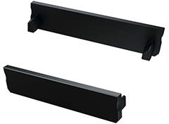 Lumines SOLIS Fekete - Végzáró elem alumínium függeszthető profilhoz, műanyag, fekete (ZAS-LUM-SOL-CZ (12-1172-01))