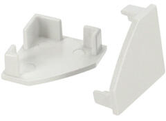 ANRO LED Profile ALP-007 Fehér - Végzáró elem alumínium sarokprofilhoz, műanyag, fehér (LP201W-END)