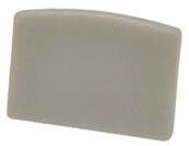 ANRO LED Profile ALP-036 Ezüst - Végzáró elem alumínium U profilhoz, műanyag, szürke (LP111-END)