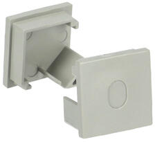 ANRO LED Profile ALP-005 Ezüst - Végzáró elem alumínium sarokprofilhoz, műanyag, szürke (LP203-END)