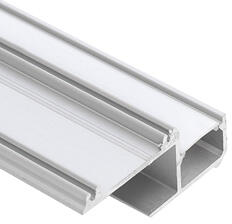 Lumines Gipszkarton élvilágító - IPA12 - LED szalagos élvilágításhoz, felfelé világít (Opál búrával) (LUMINES IPA122-S + LUMINESB-K2020-ML (2,02 m))