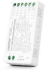 MiLight FUT037W+ 3in1 Group Control csoport (zóna) vezérlő (RGB, RGB+W, RGB+CCT - FullColor LED szalagokhoz is) WiFi Smart (Milight FUT037W+)
