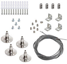 Kanlux LED panel függesztő drót-sodrony (60x60 LED panelhez, Bravo) csavaros rögzítés (28504)