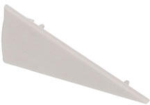 ANRO LED Profile ALP-033 Fehér - Végzáró elem alumínium LED profilhoz, műanyag, fehér - Bal oldali (LP403W-END-LEFT)