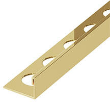  NOX Prémium szögletes élvédő - inox, tükör arany 10mm/270cm (456672725)