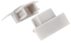 ANRO LED Profile ALP-001 Ezüst - Végzáró elem alumínium süllyeszthető U profilhoz, műanyag, szürke (LP301-END)