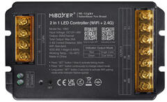 MiLight HW2 2in1 Group Control csoport (zóna) Dimmer és CCT vezérlő (12-48V) - 30A, WiFi Smart (MiLight HW2)