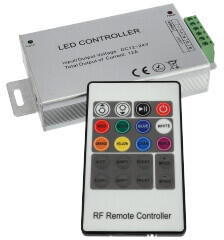 ANRO LED RGB vezérlő - Rádiós - 144W (20 gombos távirányítóval) (RF20KEY RGB Controller 144 Watt)