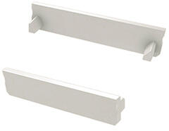 Lumines SOLIS Fehér - Végzáró elem alumínium függeszthető profilhoz, műanyag, fehér (ZAS-LUM-SOL-B (12-1161-01))