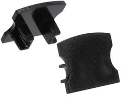 ANRO LED Profile ALP-003 Fekete - Végzáró elem alumínium U profilhoz, műanyag, fekete (LP102B-END)