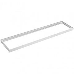 SpectrumLED LED panel kiemelő, falonkívüli beépítőkeret (30x120x4.4cm) lapraszerelt, fehér (ACC035011_FRAME)