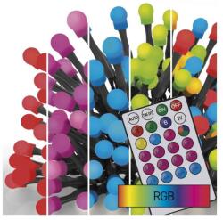 EMOS Lumini de Craciun cu LED-uri, cirese - bile, 10 m, exterior si interior, multicolor, programabil, 8 moduri, IP44, D5AA01, EMOS (D5AM06)