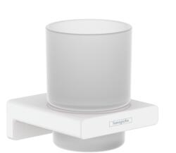 Hansgrohe AddStoris Fogkefe tartó pohár matt fehér 41749700 (41749700)