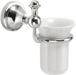 Sapho NEVIS fogkefetartó, kerámia, króm (NV1013) (NV1013)