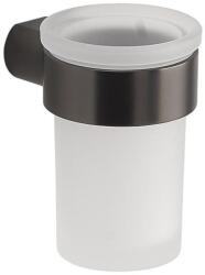 Sapho PIRENEI fogkefetartó, gun metal/tejüveg (PI1081) (PI1081) - szaniteresklimacenter