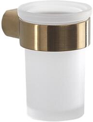 Sapho PIRENEI fogkefetartó, matt arany/tejüveg (PI1088) (PI1088) - szaniteresklimacenter