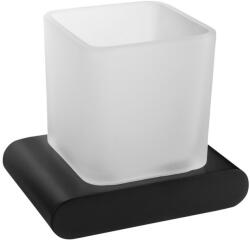 Sapho FLORI fogkefetartó, fekete/tejüveg (RF004/15) (RF004/15)