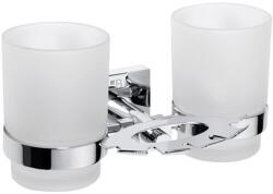 Sapho BEMETA BETA Dupla pohár és fogkefetartó, 190x95x125mm, króm (132110042) (XQ902) (XQ902)