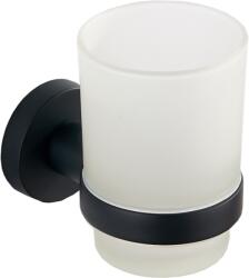 Mexen Remo Kubek fali fogkefetartó fekete, beépíthető (5907709108530)