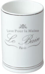 Yoka Home Vintage porcelán fogkefetartó kerek - törtfehér (5904202127327)