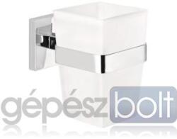 Tesa Deluxxe fogkefetartó pohár, ragasztós rögzítésű, krómozott fém (404100000000)