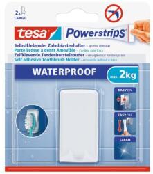  Tesa Powerstrips vízálló, öntapadó fogkefe-tartó, fehér (59702-00000)