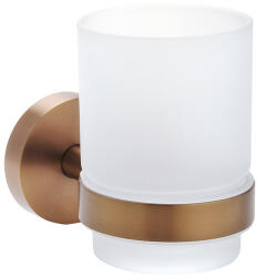 BEMETA Amber fali fogkefetartó, fogmosó pohár 70x95x105 mm 155110012