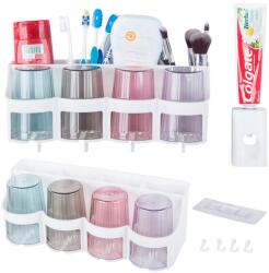  Fogkefe tartó szett fogkrém adagolóval (v24188)