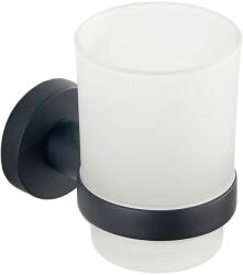 Mexen Tiber fogkefe tartó pohár, fekete - 7050538-70 (7050538-70)