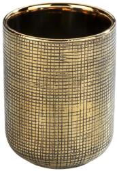 Wenko 24400100 - fogkefetartó pohár RIVARA 7, 5x9, 5 cm arany 24400100 (WE0022)