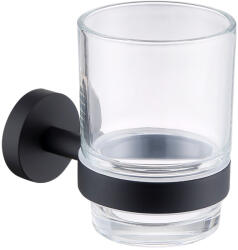 Welland 96306A-B Topaz Fali Tároló / Fogkefe Tartó - Fekete