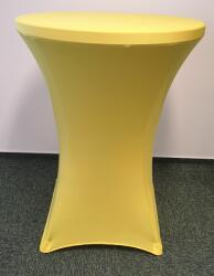  Rugalmas borítás bárasztalhoz ⌀80cm - több színben, fehér színű Színes: Sárga - bavord - 4 720 Ft