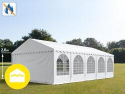 Ambitent Rendezvénysátor 4×10 m - PVC Max, fehér Típus: Kerti Party sátor 4x10m Professional Plus szín fehér