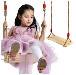 Kruzzel Gyerek fa hinta állítható kötéllel, max 50 kg, beltéri és kerti használatra (00023553)