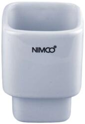 Nimco Pótalkatrészek - Fogkefe és fogkrém tartó nélküli tégely, kerámia 1058Ki (1058Ki)