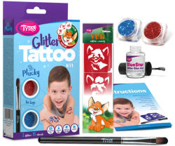 Tytoo Plucky Fiús Csillámtetoválás Szett + VUK sablonok - Tytoo