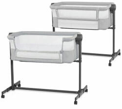 KinderKraft babaöböl és babaágy 2in1 Neste Up2 világosszürke - vitalcafe