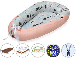 Scamp babafészek kókuszbetétes Peach Forest BF027 - vitalcafe