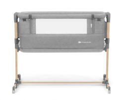 KinderKraft babaöböl Neste Grow 2in1 világosszürke-melange fa hatású - vitalcafe