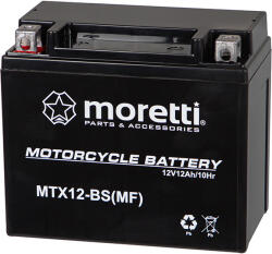 Moretti Parts 12V 12Ah MTX12-BS